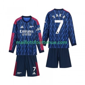 Maillot/Tenue Arsenal Saka 7 Enfant Exterieur 2025/2026 Manche Longue
